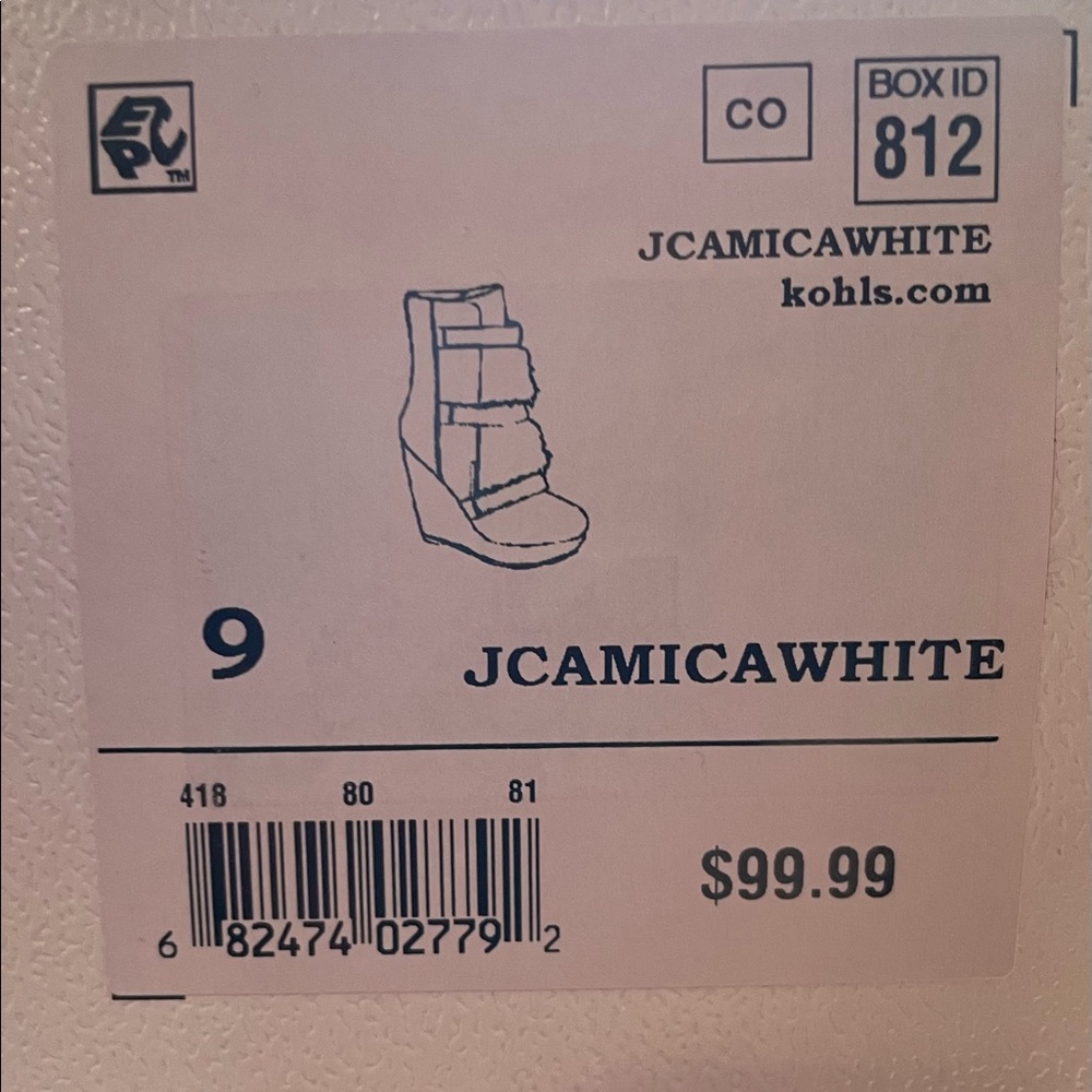 Juicy Couture White Fur Platform Ankle Booties - Picture 8 of 8